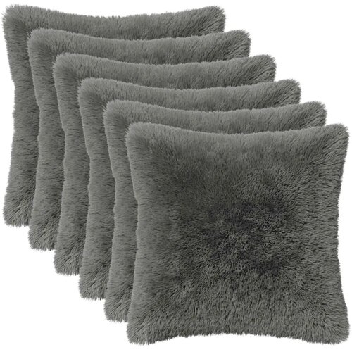  Jastuk 6 kom. HEERLEN Svijetlo zelena 30 x 30 cm PV flis - Svijetlo zelena 30 x 30 cm 6 Slike