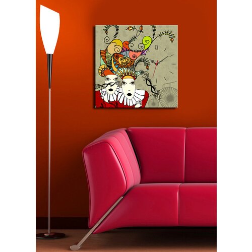 Wallity zidni sat 4545CS-25, 45x45 cm Slike