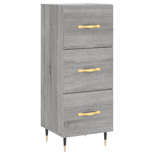 Maison Chic Komoda - Predalnik siva sonoma 34,5x34x90 cm inženirski les, (21717455) Slike