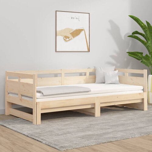  Dnevni ležaj na izvlačenje od masivne borovine 2 x (90x190) cm Cijene