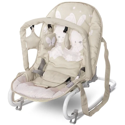 Lorelli njihalica za bebe Eliza, Beige Bunnies