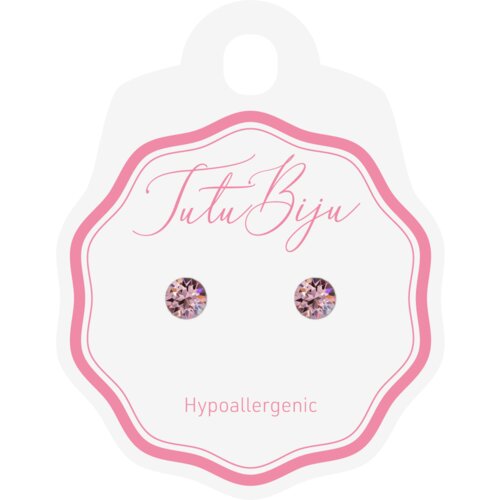 Tutu Biju Modni uhančki Xirius 5.3 mm - Light Rose - TXI53C223 Slike