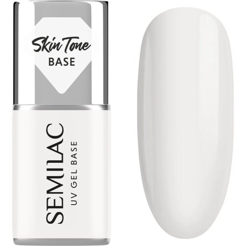 Semilac UV Gel Base Skin Tone Base bazni lak za gel nokte nijansa Coconut Cream 7 ml Slike