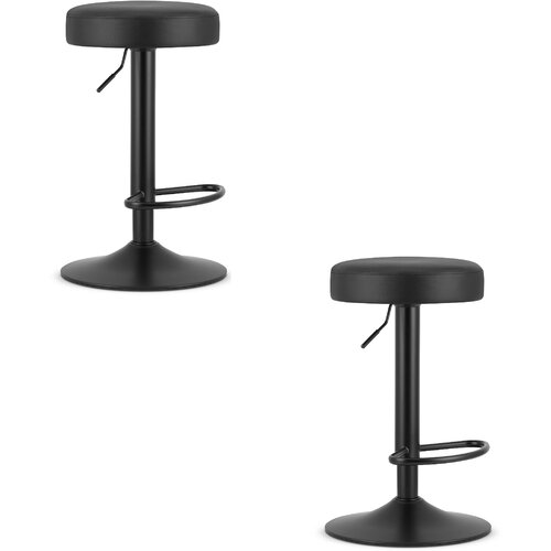 Brandless Hocker ROJST - eko usnje črno / osnova črna x 2, (22060699) Slike
