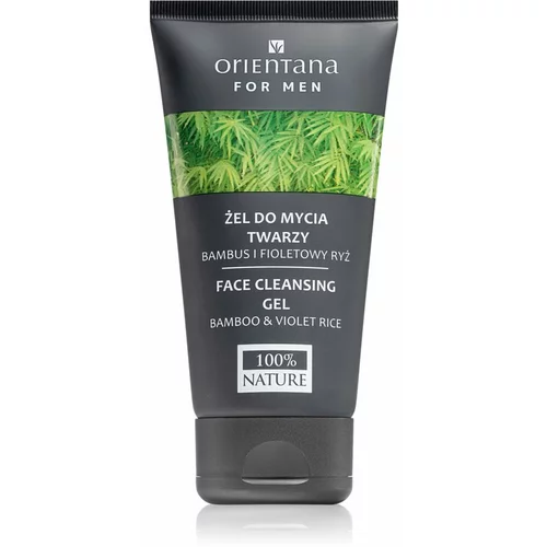 Orientana For Men Bamboo & Violet Rice gel za čišćenje lica 150 ml