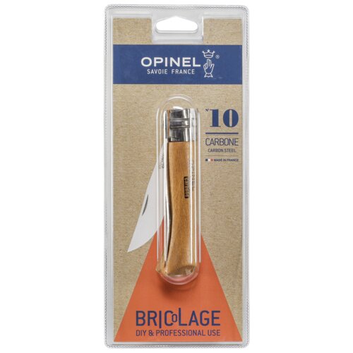Opinel pocket knife No. 10 carbon w. wood handle Cijene