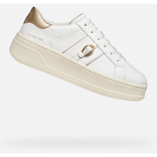 Geox White women's sneakers Spherica ECUB-2 - Women's Cene