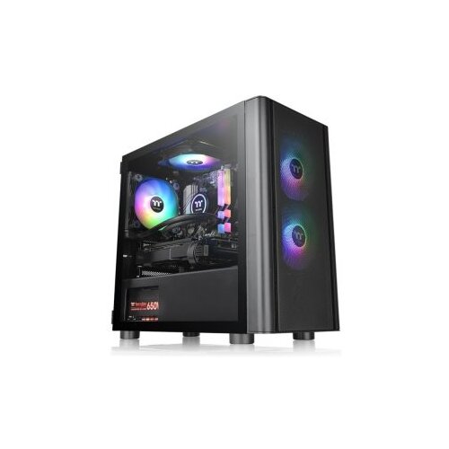 Thermaltake V150 ARGB Breeze Micro case, tempered glass, 3x 120mm ARGB fan Slike
