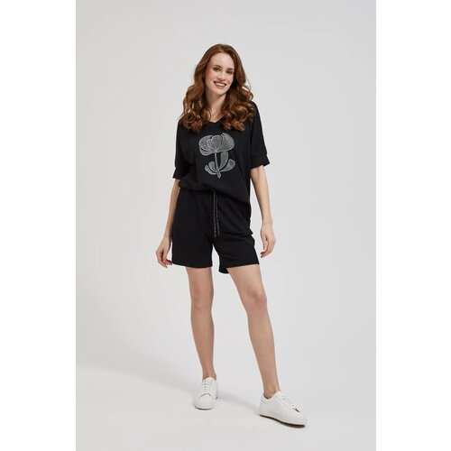 Marisse Women's Shorts L-Sh-4301 Black Cene