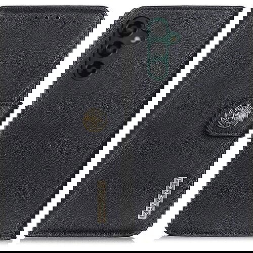 INORCO KHAZNEH preklopna usnjena torbica za telefon za Samsung Galaxy A24 4G iz goveje kože, ovitek za telefon, stojalo za denarnico, (22035723) Slike