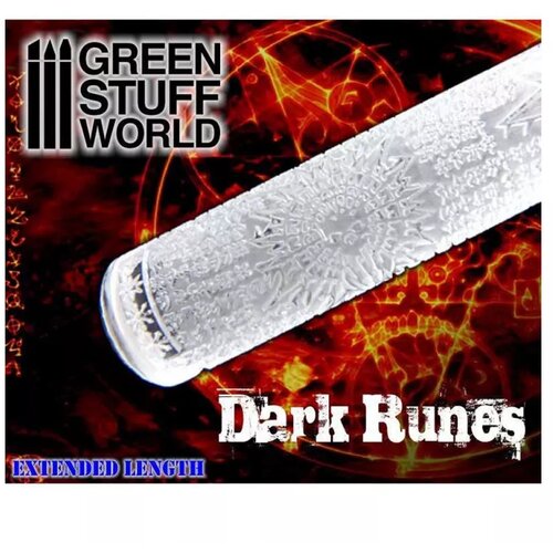 Green Stuff World dark runes rolling pin Slike