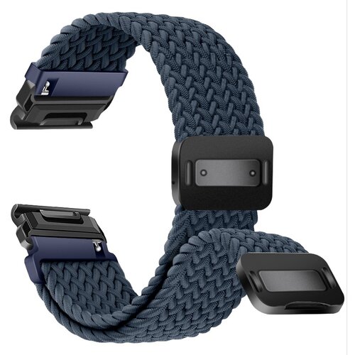 INF združljiv z garmin fenix series quick release magnetic sponka elastičen najlon pleten pas blue 26 mm, (5000079848) Cene