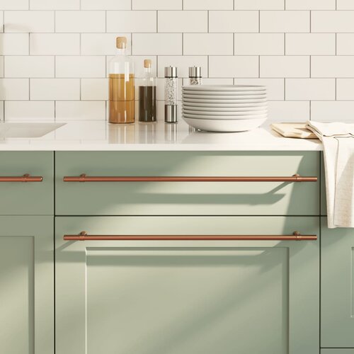 vidaXL Ročaji za omarico 20 kosov bron 480 mm nerjaveče jeklo Cene