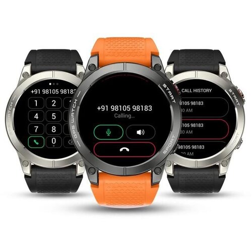 Manta pametni sat, BT, GPS, vodootporan, sportski, crni SWA001BK Slike
