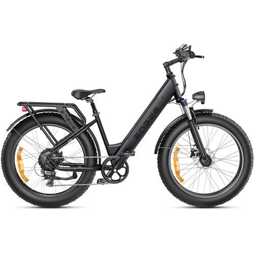 ENGWE Električno kolo E26 ST Step-Thru, baterija 48 V 16 Ah, motor 250 W, 7-stopenjski menjalnik Shimano, največji doseg 140 km, črna, (5000255729) Cene