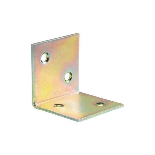 Toolcraft Kutnik, širok, (DxŠ) 30x30mm, galvanizirani čelik, žut, 1 komad Cijene