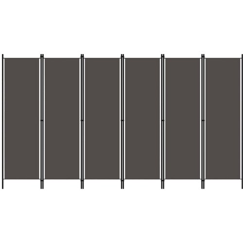 Furnova Paravan 6-delni antraciten 300x180 cm, (21929666) Slike