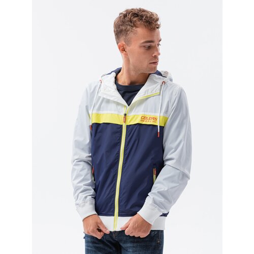 Ombre Men&amp;#039;s hooded windbreaker jacket Slike