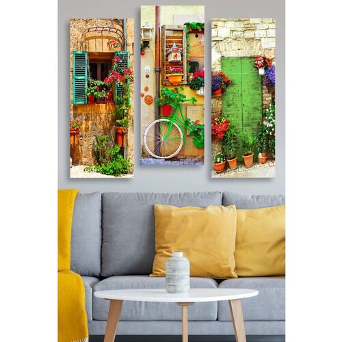 WALLXPERT MDF0088 Višenamenska Dekorativna MDF Slika (3 Komada) Cene