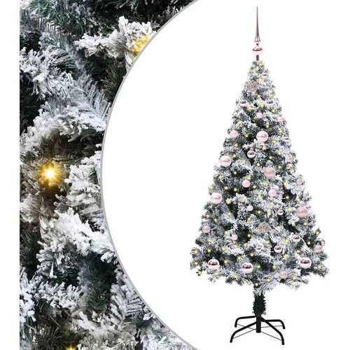  Umjetno božićno drvce Zelena 150 x 95 cm PVC i Čelik i Plastika Cijene