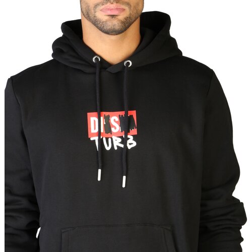 Diesel Sweatshirt - SGIRKHOODB8 SWEATSHIRT black Cene