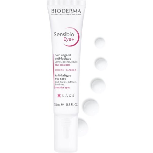 Bioderma Sensibio Eye+ gelasta krema za predel okoli oči proti znakom utrujenosti 15 ml Slike