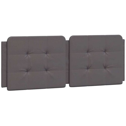  Krevet s madracem sivi 120 x 200 cm od umjetne kože Slike