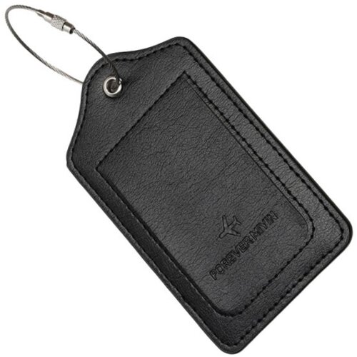 INF Nova PU oznaka za prtljago s kovinsko vrvico proti izgubi Black, (21660540) Cene