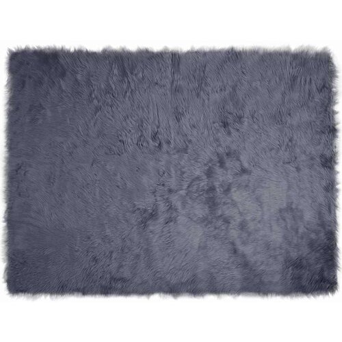 vidaXL Lažni Ovčji Tepih Antracit 160 x 230 cm Poliester Cene