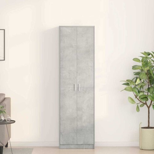 Ormarić Betonski sivi 55 x 25 x 189 cm Konstruirano drvo Cijene