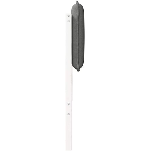  Tapecirani uzglavlje s uzglavljem Bijela i svijetlo siva 80 cm Slike