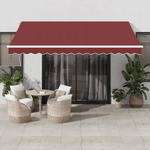 vidaXL Ročno zložljiva tenda z LED bordo 400x300 cm Cene