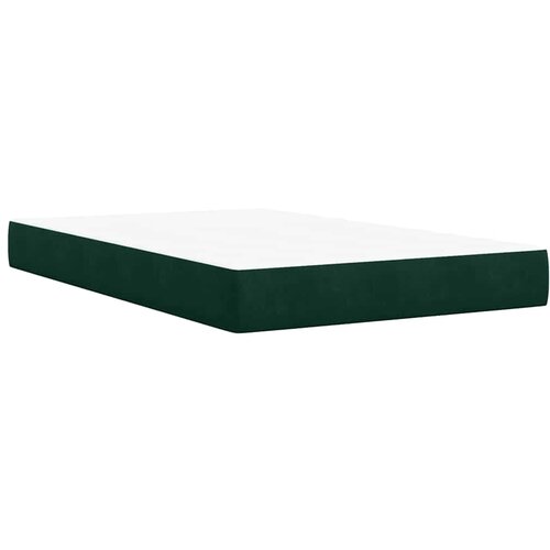 Box spring krevet s madracem tamnozeleni 120x200 cm bar&amp;scaron;unasti Slike