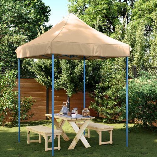 vidaXL Zložljivi pop-up šotor za zabave bež 200x200x306 cm Cene