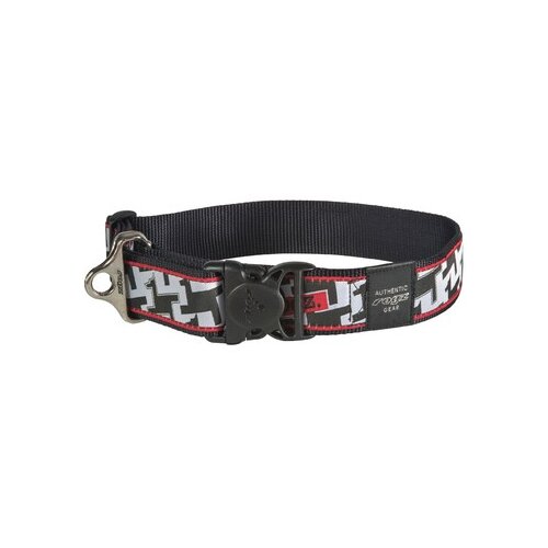 Rogz special agent hound dog klasična ogrlica za pse, 40mm, xxl, crna Cene