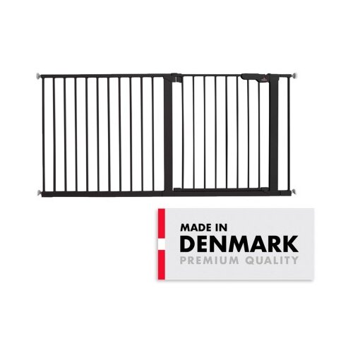 BabyDan Premier sigurnosna ogradica Extra Wide 151&amp;ndash;158 cm crna, bez bu&amp;scaron;enja ( 20012 ) Slike
