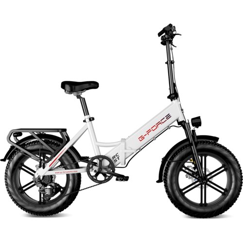 GForce RC ST Zložljiv Commuter E-kolo, 20-palčno Fat kolo, 48V 20Ah baterija, bela, (5000255720) Cene