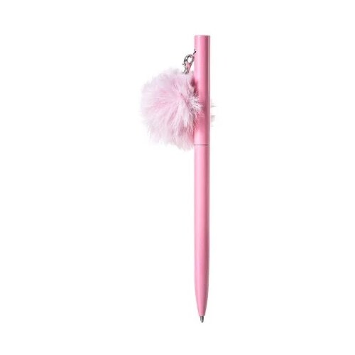 Sazio elegant hemijska olovka pom-pom plava svetlo roze ( B2C00288 ) Slike