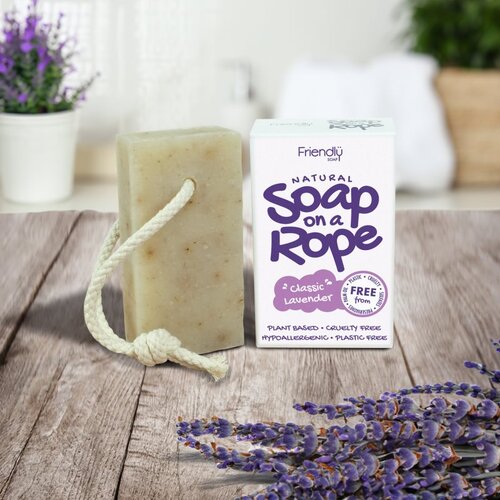 Friendly Soap Soap on a Rope Lavender prirodni sapun 95 g Slike
