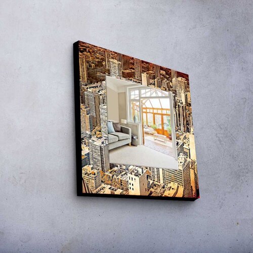 Wallity ogledalo MA-046, 50x50cm Cene