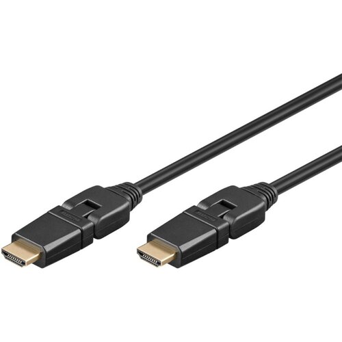 Goobay Wentronic HDMI kabel HighSpeed ​​​​5m, kos/kos, vrtljiv 61292, (21268752) Cene