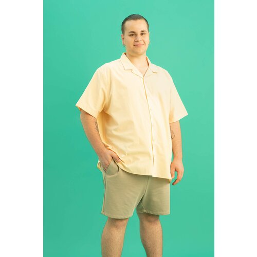 Defacto Plussize Fit Short Sleeve Shirt Slike