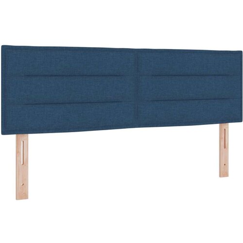  Okvir Madraca s Madracem Mornarsko Plava Tkanina 140 x 190 cm Slike