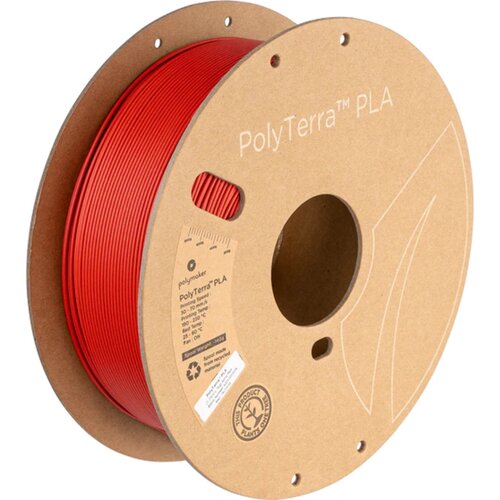 Polymaker PolyTerra PLA Army Red Slike