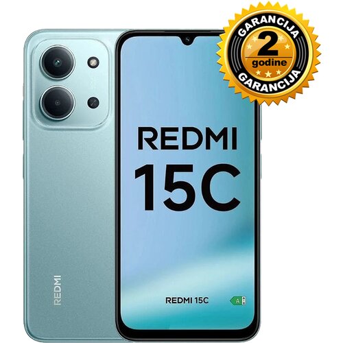 XIAOMI REDMI 15C 4+128GB GREEN EU Slike