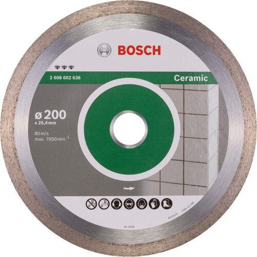 Bosch dijamantska rezna ploča Best for Ceramic 200 x 25,40 x 2,2 x 10 mm - 2608602636 Cene