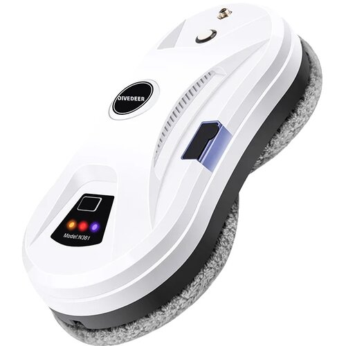 DIVEDEER Robot za či&amp;scaron;čenje oken, visoka sesalna moč, inteligentno delovanje, pr&amp;scaron;enje vode 334, EU, Da, (5000202003) Slike