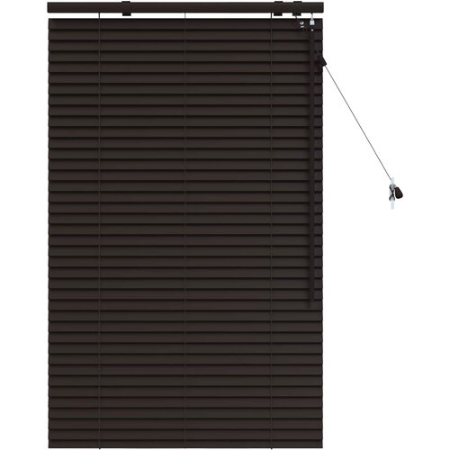 vidaXL Venecijanska žaluzija Temno rjava 70 x 130 cm 35 mm, (5000297415) Cene