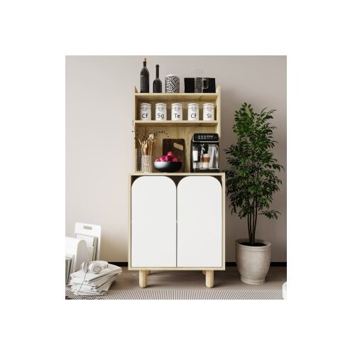 Hanah home višenamenska samostojeća polica parma 2 sapphire hrast white Cene