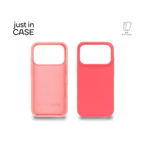 Just In Case 2u1 Extra case MIX PLUS paket maski za telefon za iPhone 17 Pro PINK ( MIXPL123PK ) Slike